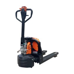 Transpallet elettrico CDT1 portata 1500kg alzata 20 cm, carrello elevatore elettrico con batteria 24V/30AH