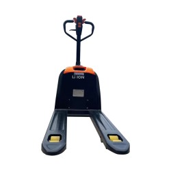 Transpallet elettrico CDT1 portata 1500kg alzata 20 cm, carrello elevatore elettrico con batteria 24V/30AH