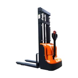 Transpallet elettrico CDD1 portata 1500kg, alzata 4 metri, carrello elevatore elettrico con batteria 24V/80AH