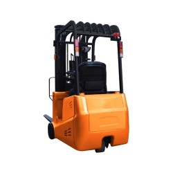 Muletto elettrico CDE3 portata 1500kg, alzata 4 metri, carrello elevatore elettrico a 3 ruote con batteria 24V/240AH