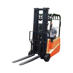 Muletto elettrico CDE3 portata 1500kg, alzata 4 metri, carrello elevatore elettrico a 3 ruote con batteria 24V/240AH