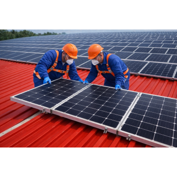 Montaggio pannelli solari...