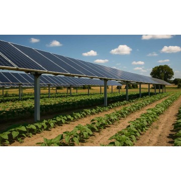 Agrovoltaico con tracker